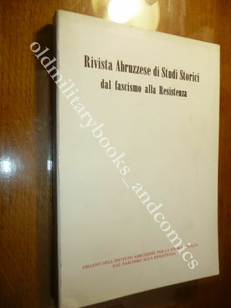 RIVISTA ABRUZZESE DI STUDI STORICI DAL FASCISMO ALLA RESISTENZA ANNO …
