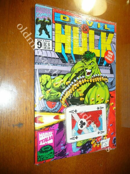 DEVIL & HULK Nm. 9 DIC. 94 CON LE RAGNO-CARTE …