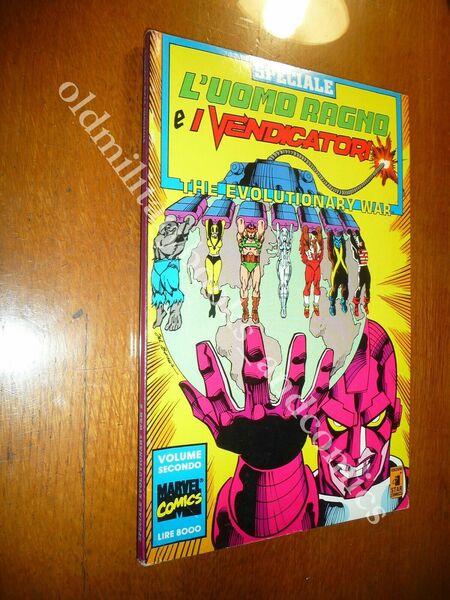 L'UOMO RAGNO E I VENDICATORI THE EVOLUTION WAR VOLUME SECONDO