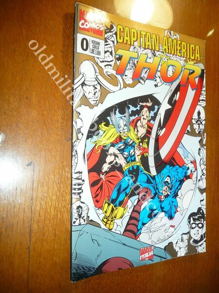 CAPITAN AMERICA & THOR VERSIONE GOLD n. 0 DA EDICOLA …