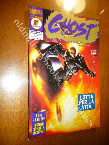 GHOST 1° NUMERO EDIZIONE JUMBO LIMITATA DA EDICOLA MAI APERTO