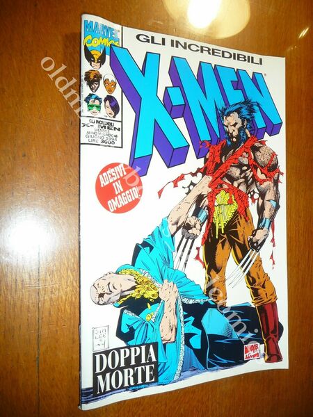 GLI INCREDIBILI X-MEN DOPPIA MORTE n. 48 1994 CON ADESIVI …
