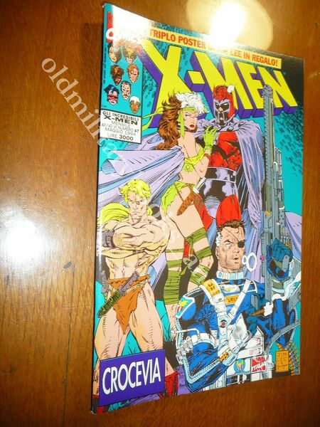 X-MEN CROCEVIA n. 47 1994 CON TRIPLO POSTER DA EDICOLA …