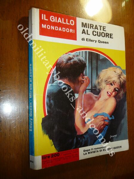 ELLERY QUEEN MIRATE AL CUORE MONDADORI 1966