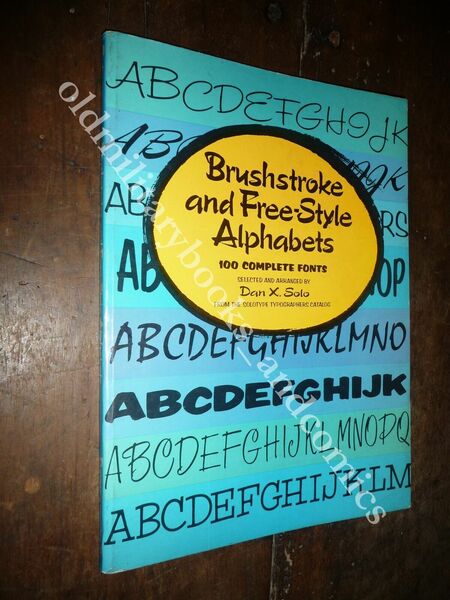 BRUSHSTROKE AND FREE-STYLE ALPHABETS AA.VV.