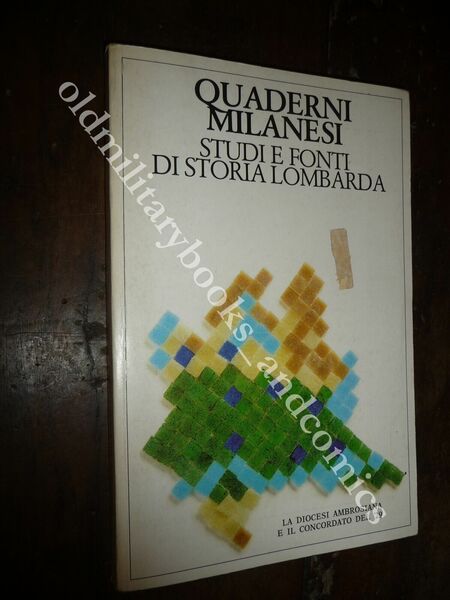 LA DIOCESI AMBROSIANA E IL CONCORDATO DEL '29 QUADERNI E …