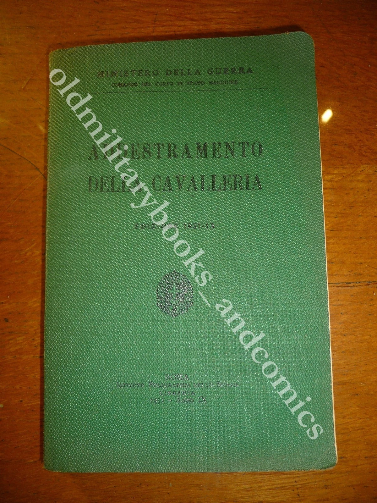 ADDESTRAMENTO DELLA CAVALLERIA 1931 MINISTERO DELLA GUERRA OTTIMO