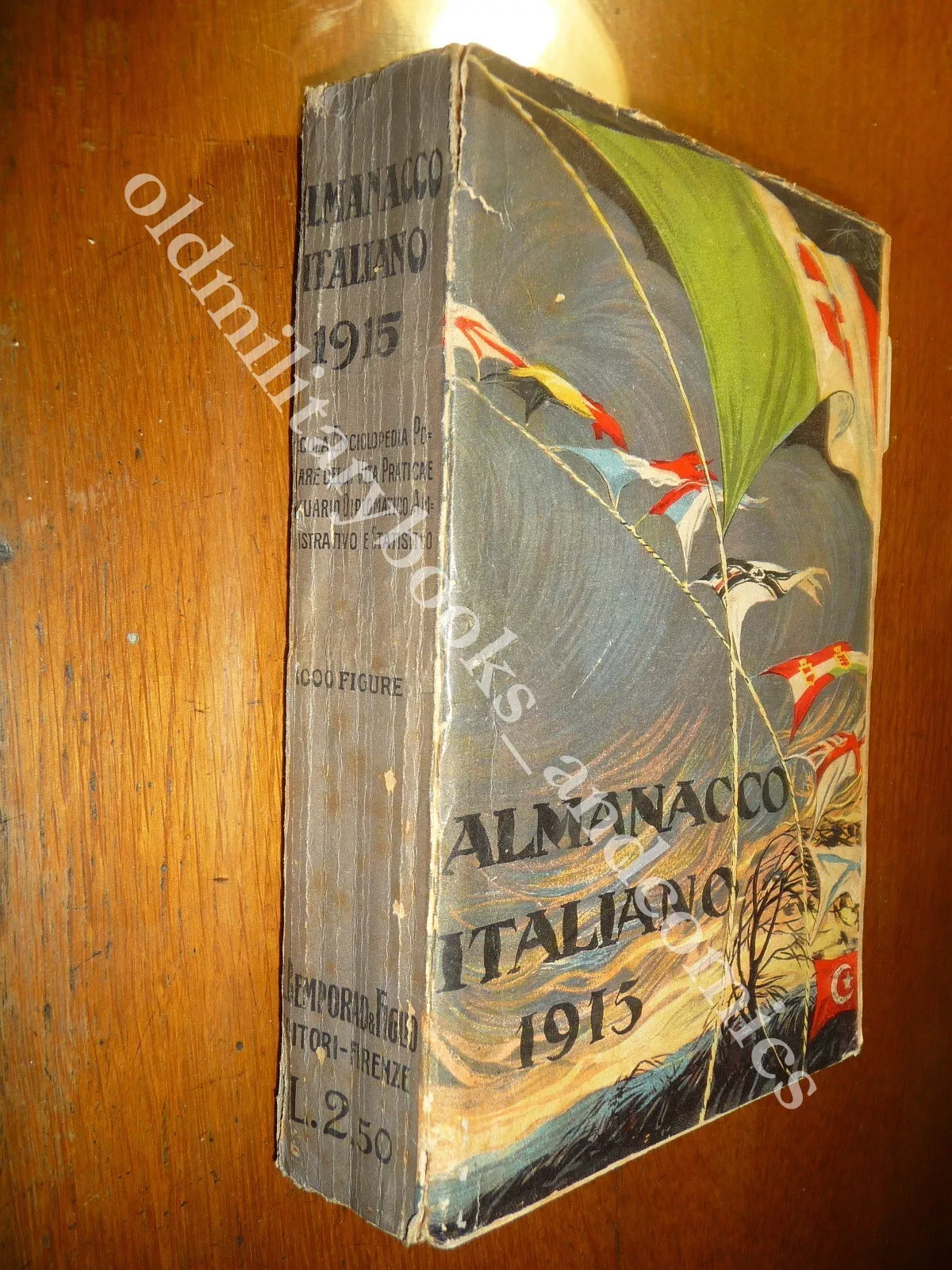 ALMANACCO ITALIANO 1915 BEMPORAD PICCOLA ENCICLOPEDIA POPOLARE WWI