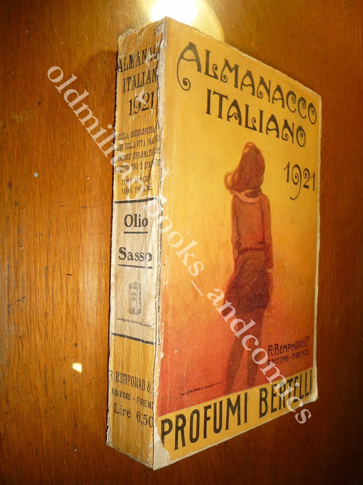 ALMANACCO ITALIANO 1921 BEMPORAD PICCOLA ENCICLOPEDIA POPOLARE