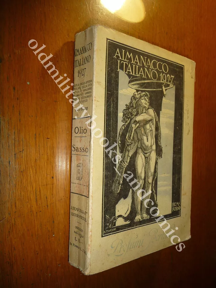 ALMANACCO ITALIANO 1927 BEMPORAD PICCOLA ENCICLOPEDIA POPOLARE