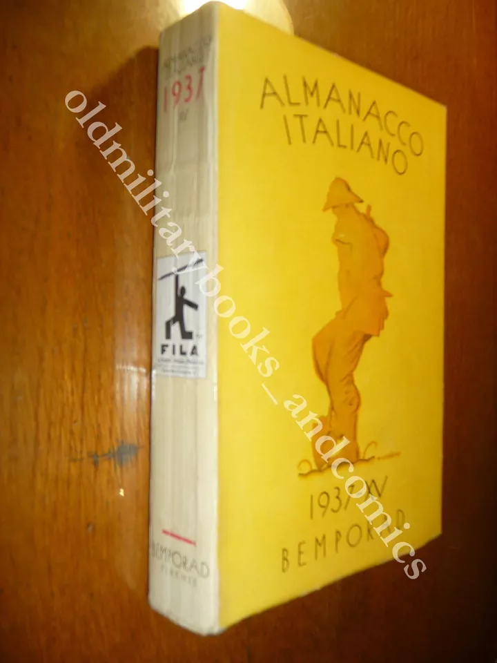 ALMANACCO ITALIANO 1937 BEMPORAD PICCOLA ENCICLOPEDIA POPOLARE