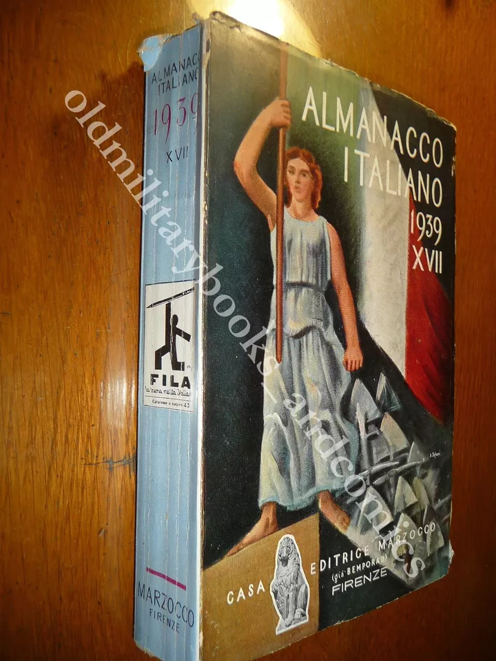 ALMANACCO ITALIANO 1939 MARZOCCO PICCOLA ENCICLOPEDIA POPOLARE