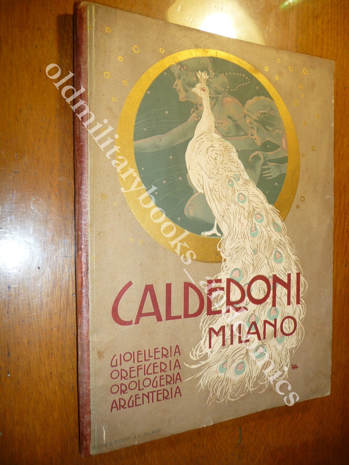 CATALOGO CALDERONI MILANO GIOIELLERIA OREFICERIA OROLOGERIA ARGENTERIA 1902