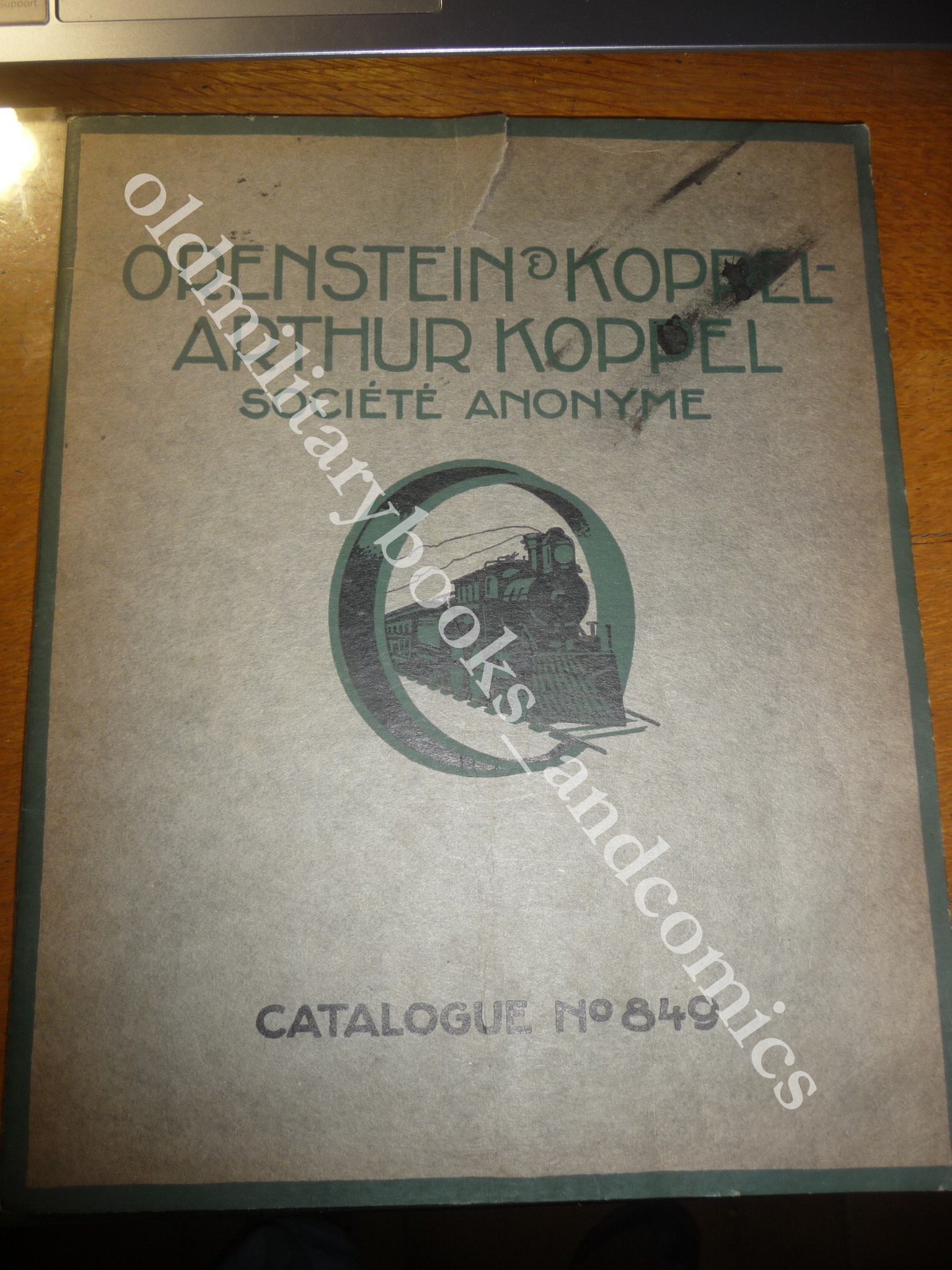 CATALOGO ORENSTEIN & KOPPEL-ARTHUR KOPPEL TRENI E MATERIALE FERROVIARIO BELLO