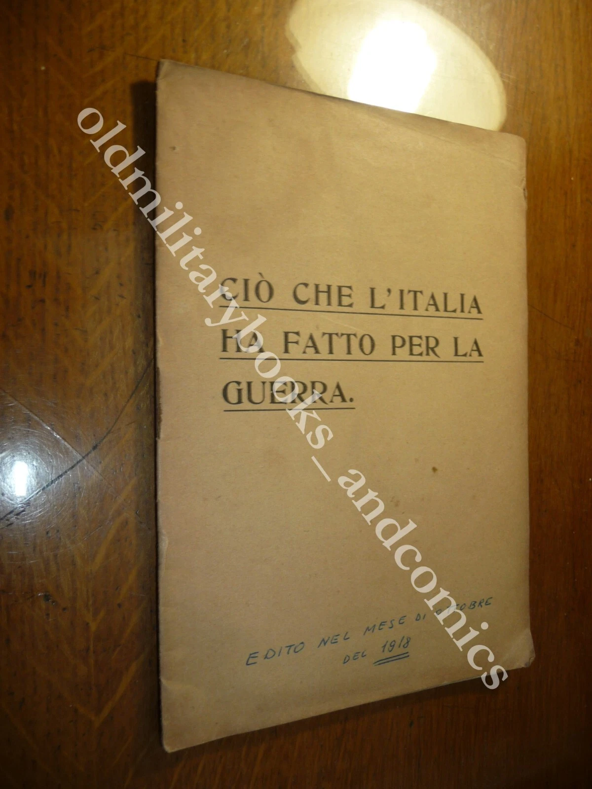CIO CHE L'ITALIA HA FATTO PER LA GUERRA AA.VV.