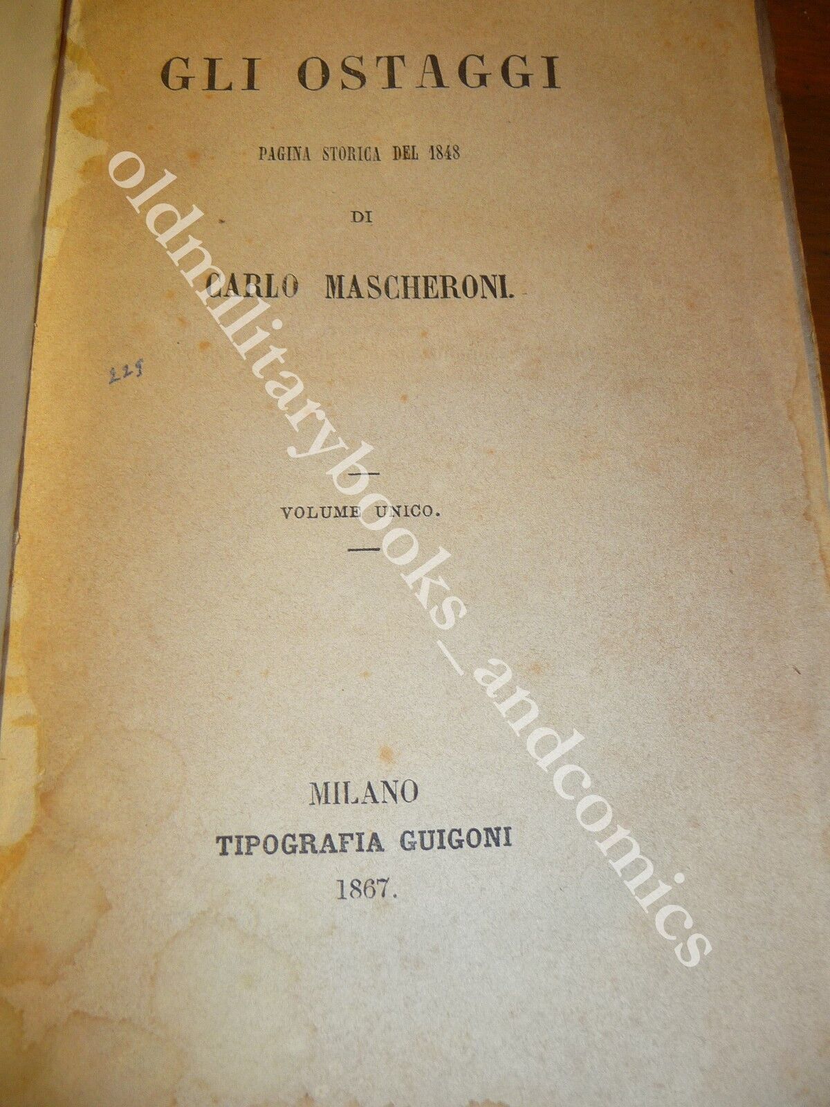 GLI OSTAGGI CARLO MASCHERONI