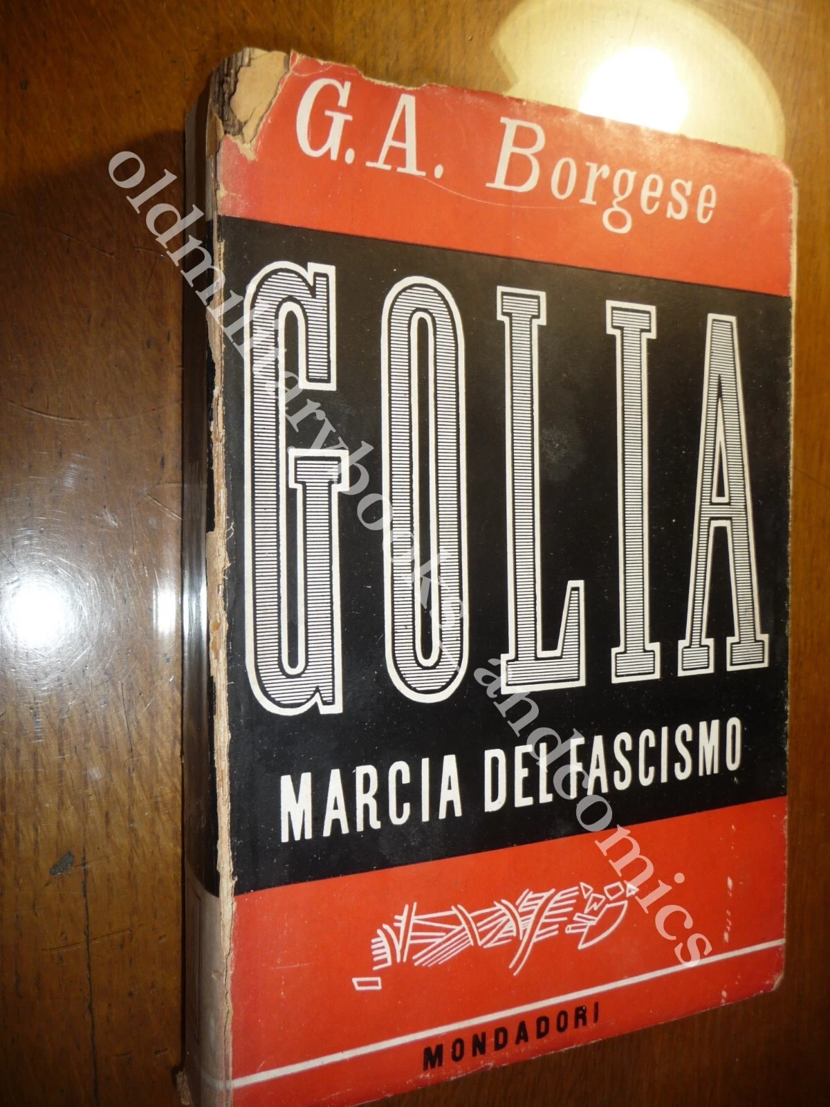 GOLIA MARCIA DEL FASCISMO ANTONIO GIUSEPPE BORGESE