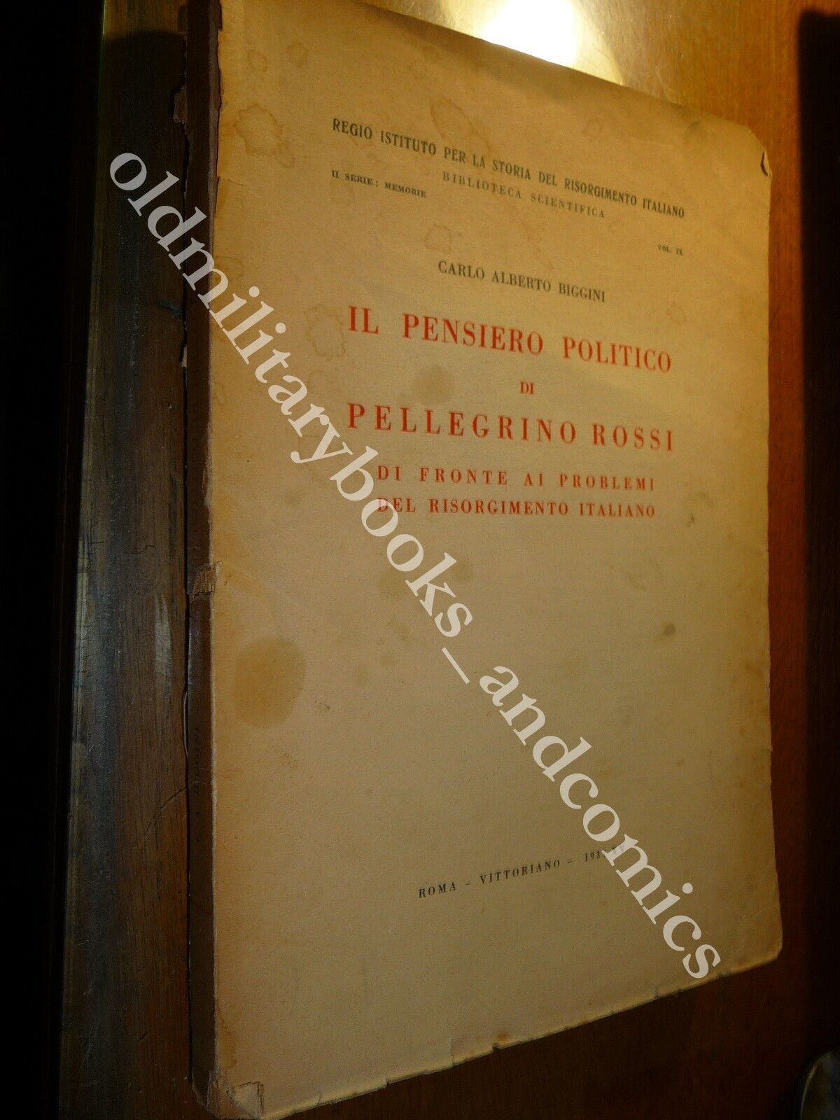 IL PENSIERO POLITICO DI PELLEGRINO ROSSI DI FRONTE AI PROBLEMI …