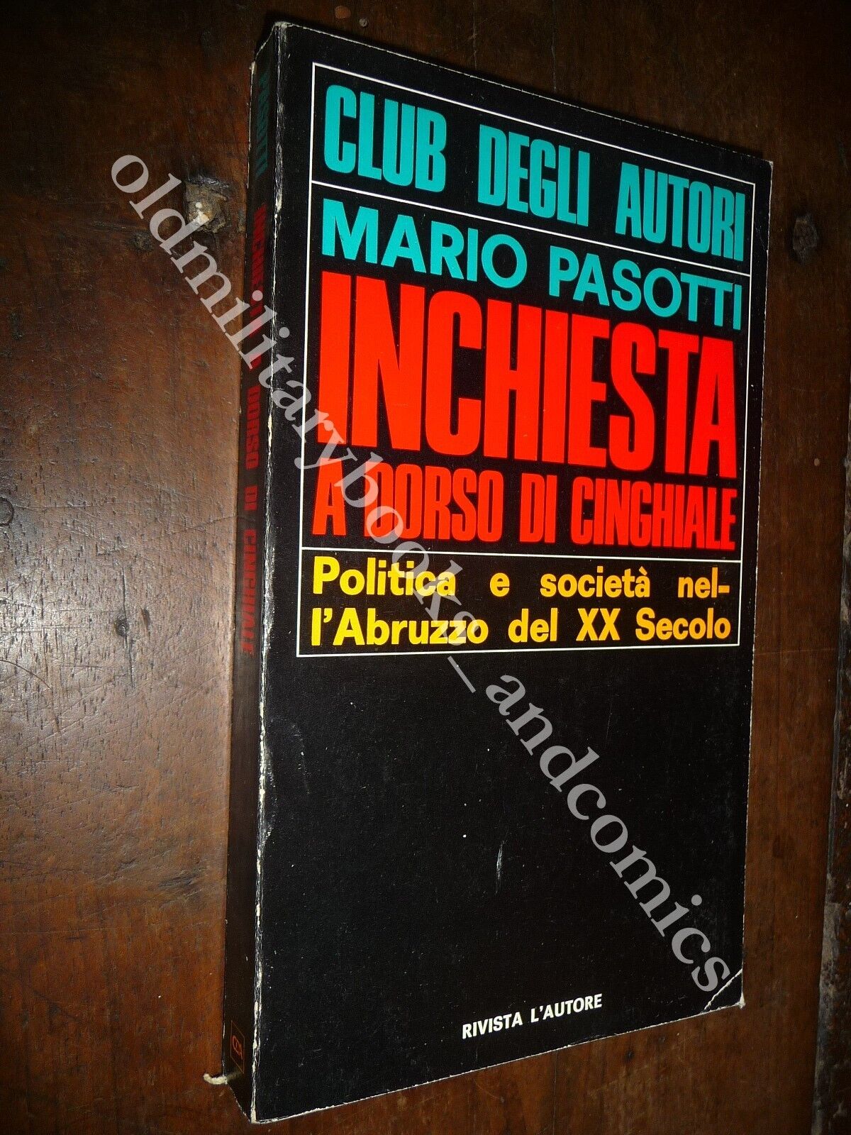 INCHIESTA A DORSO DI CINGHIALE POLITICA SOCIETA ABRUZZO XX SEC. …