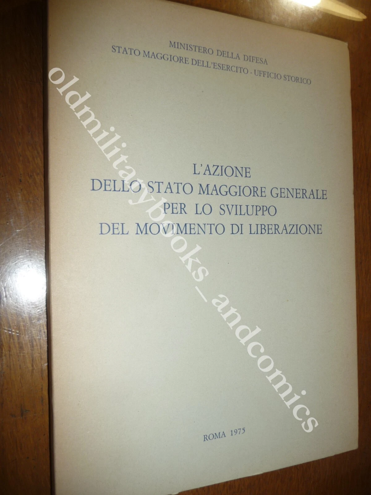 L'AZIONE DELLO STATO MAGGIORE GENERALE PER LO SVILUPPO MOVIMENTO DI …