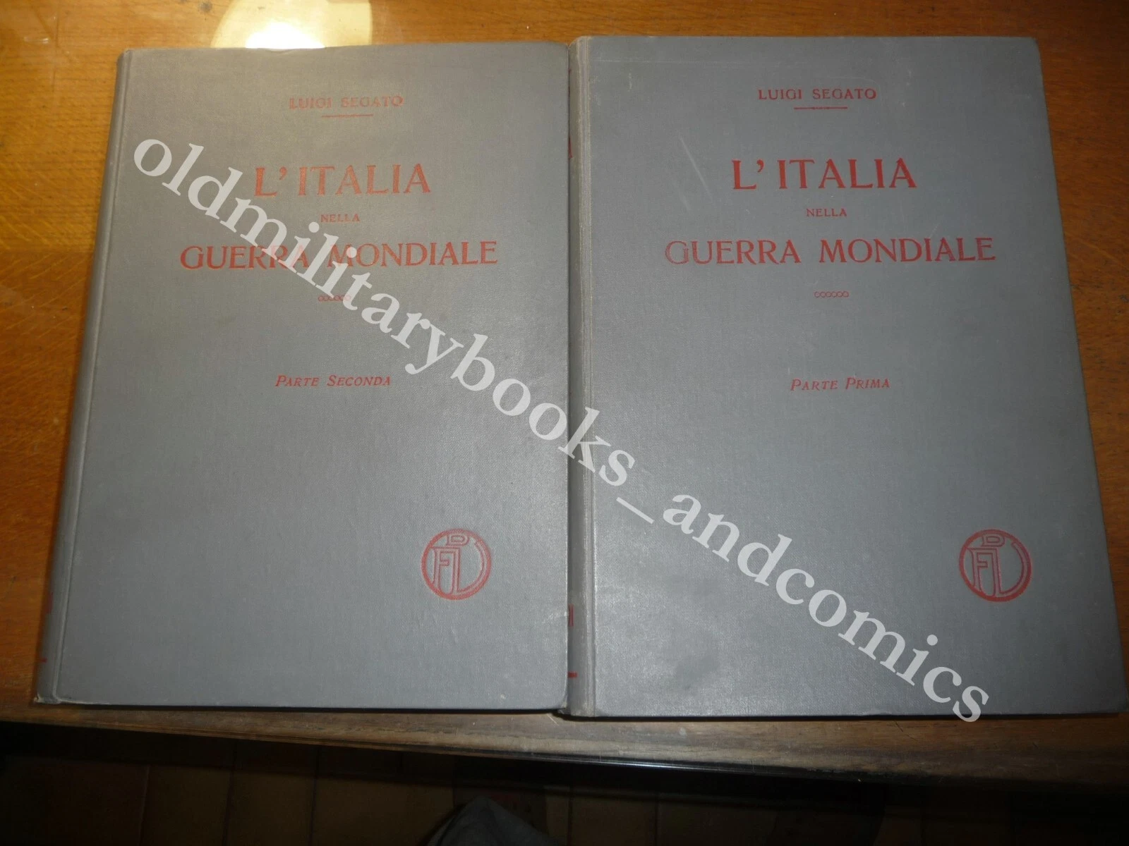 L'ITALIA NELLA GUERRA MONDIALE LUIGI SEGATO 2 VOLUMI 1927 I^ …