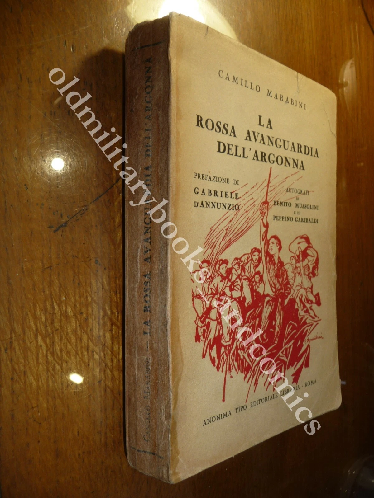 LA ROSSA AVANGUARDIA DELL'ARGONNA DIARIO GARIBALDINO ALLA GUERRA FRANCO TEDESCA