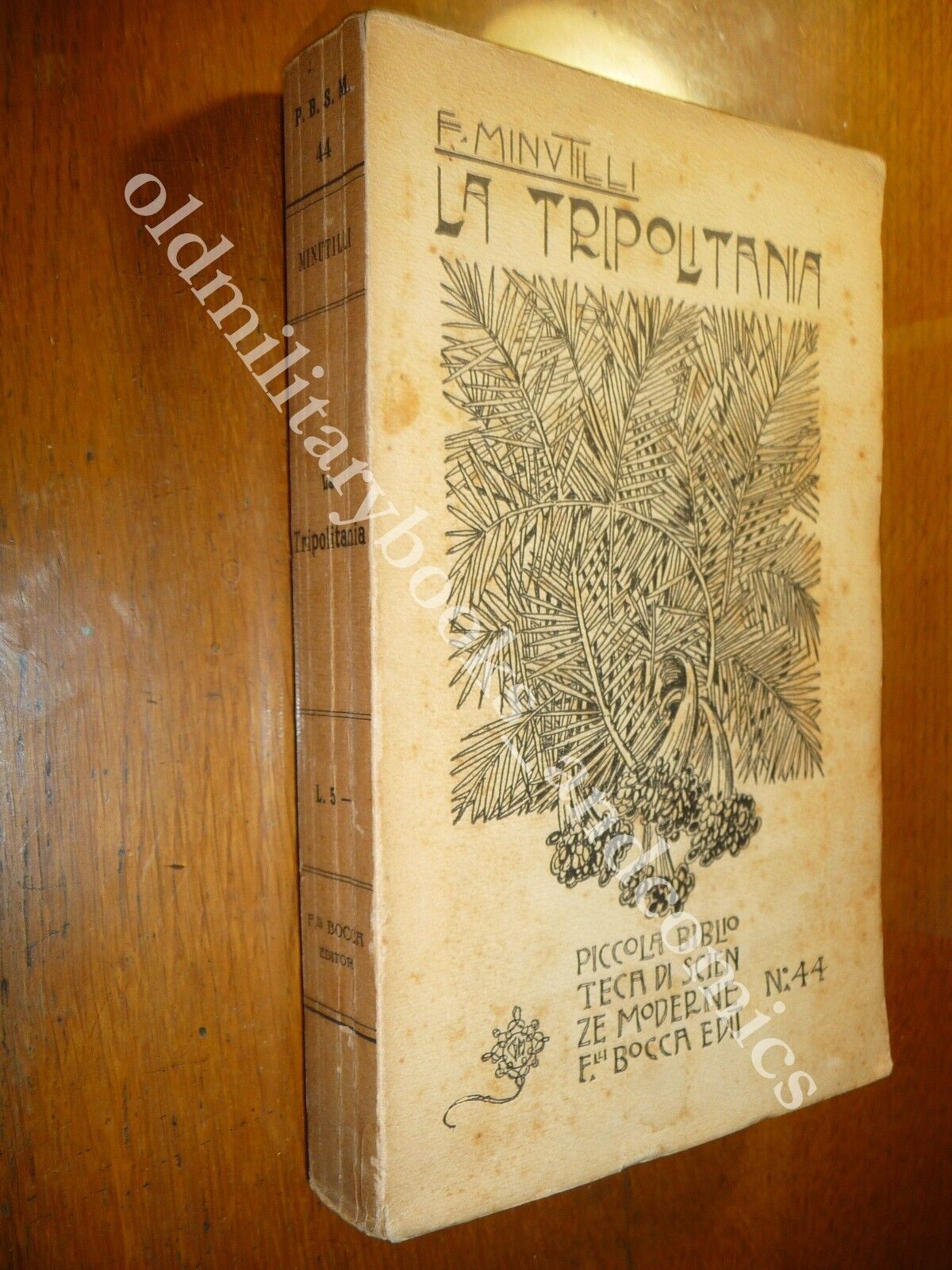 LA TRIPOLITANIA FEDERICO MINUTILLI II^ Ed. 1912