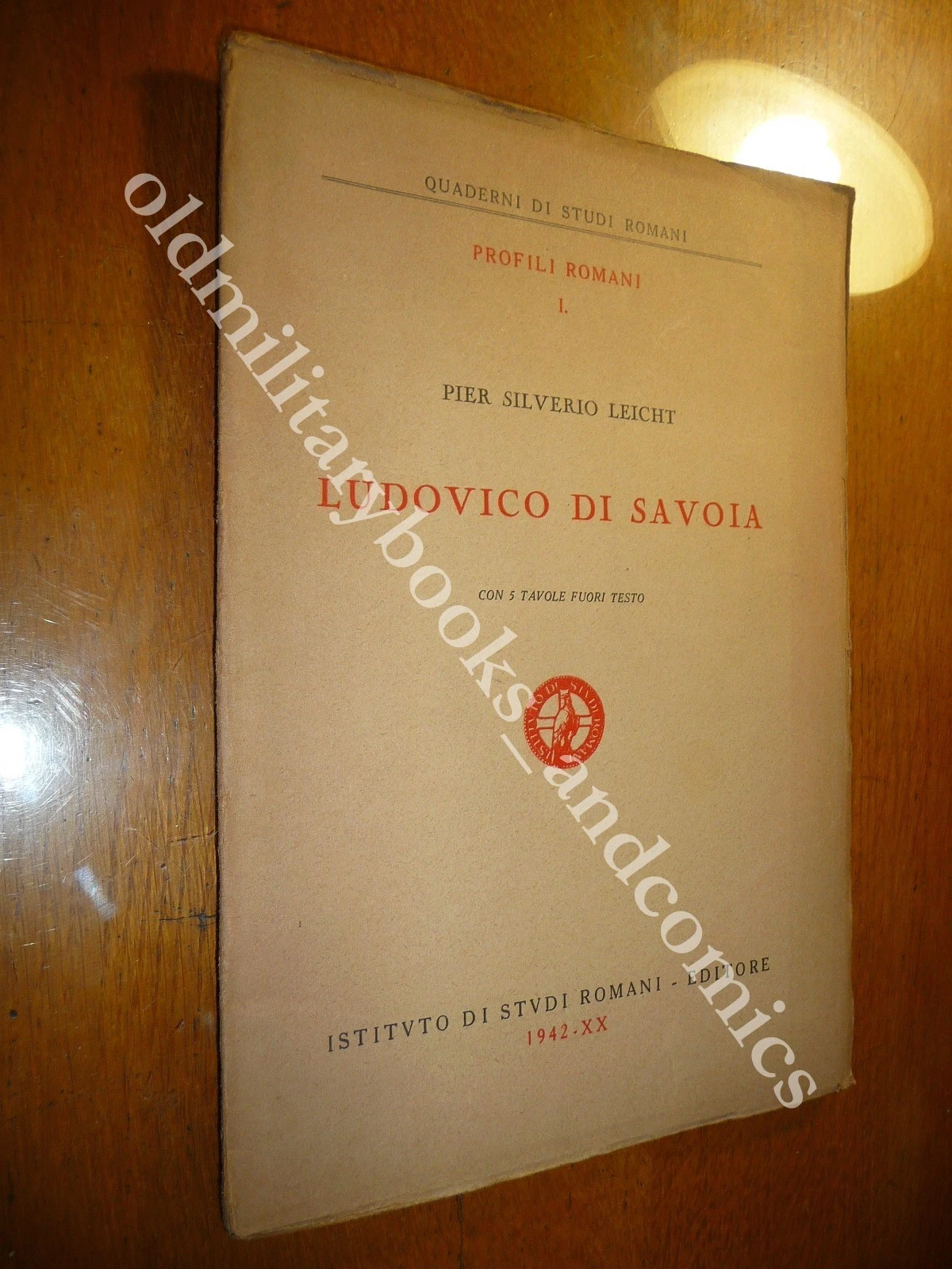 LUDOVICO DI SAVOIA PIER SILVERIO LEICHT