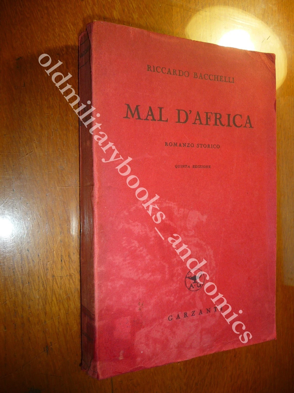 MAL D'AFRICA RICCARDO BACCHELLI ROMANZO STORICO