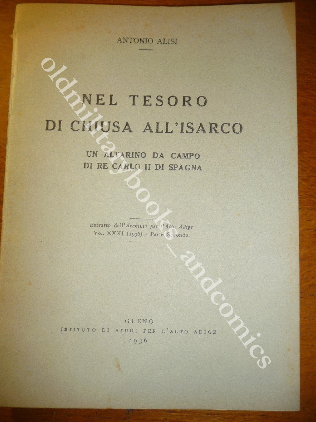 NEL TESORO DI CHIUSA ALL'ISARCO UN ALTARINO DA CAMPO DI …
