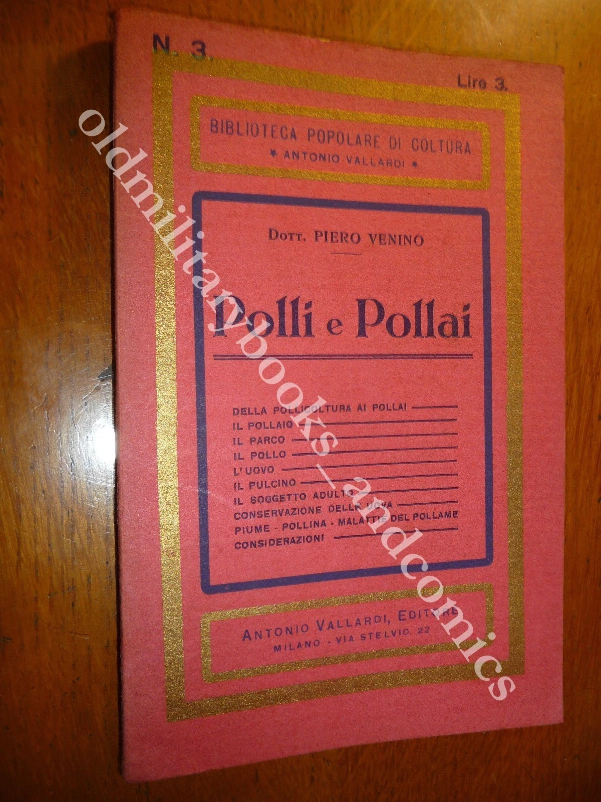 POLLI E POLLAI PIERO VENINO POLLICOLTURA 1935