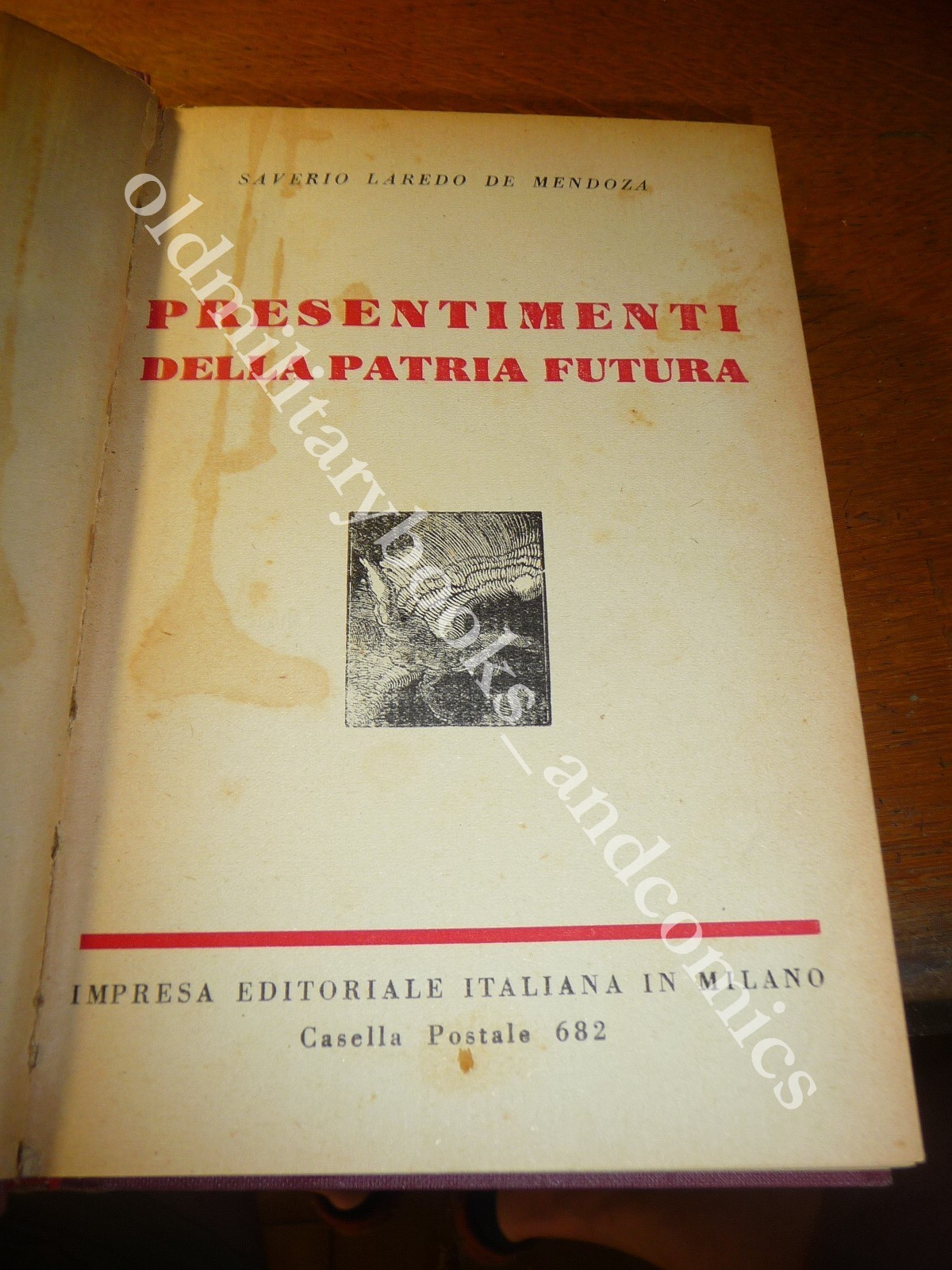 PRESENTIMENTI DELLA PATRIA FUTURA SAVERIO LAREDO DE MENDOZA