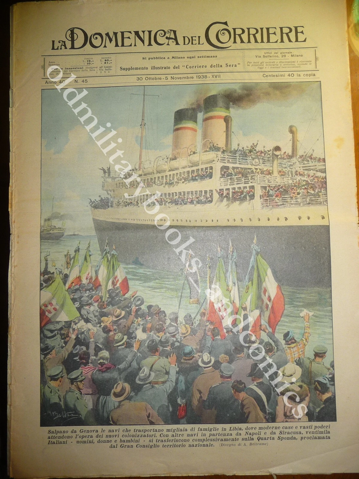 SALPANO DA GENOVA LE NAVI PER LA LIBIA CON EMIGRANTI …