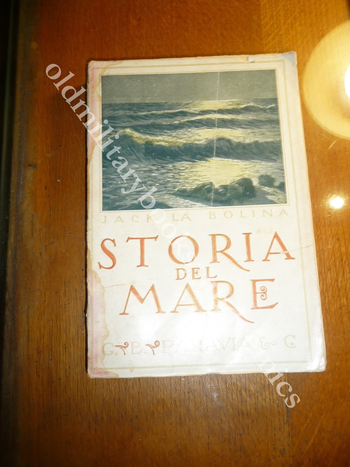 STORIA DEL MARE JACK LA BOLINA I^ Ed. 1923