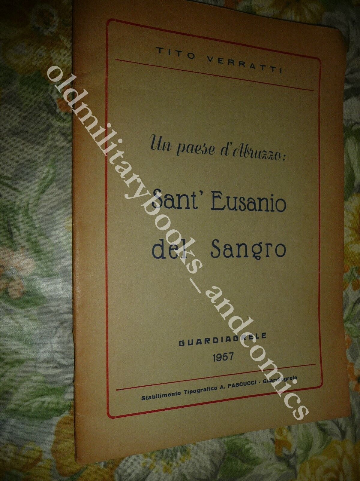 UN PAESE D'ABRUZZO SANT'EUSANIO DEL SANGRO TITO VERRATTI