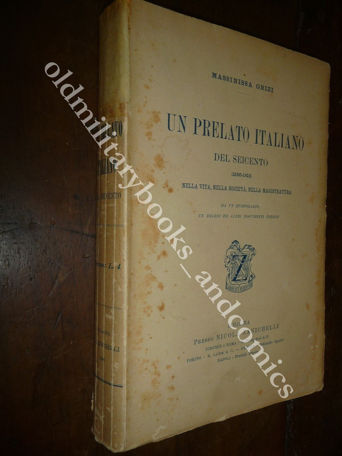 UN PRELATO ITALIANO DEL SEICENTO (1556-1612) MASSINISSA GRIZI