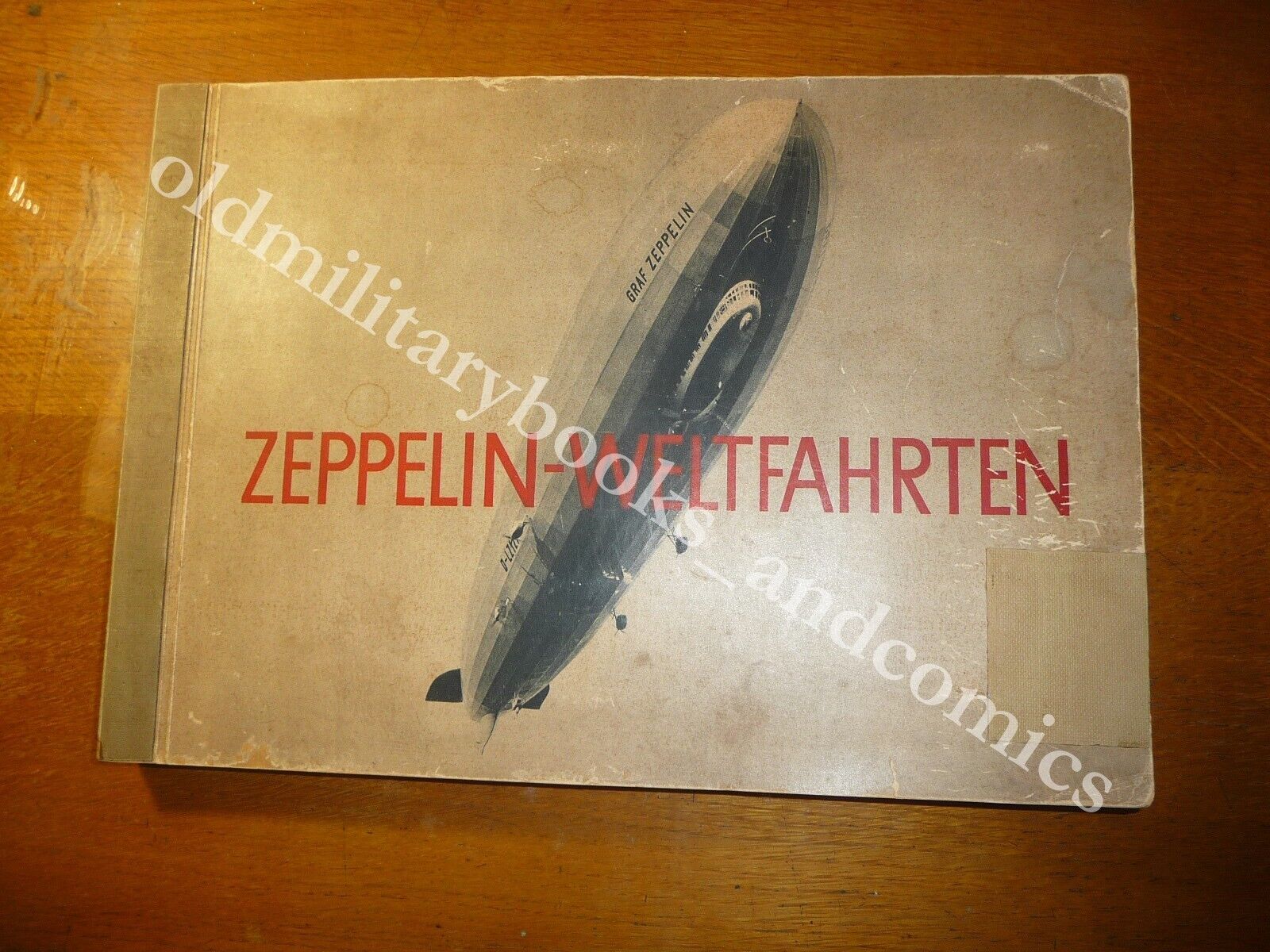 ZEPPELIN-WELTFAHRTEN IL GRANDE DIRIGILE TEDESCO CIRCA 270 ILL. PROFILI ROTTE