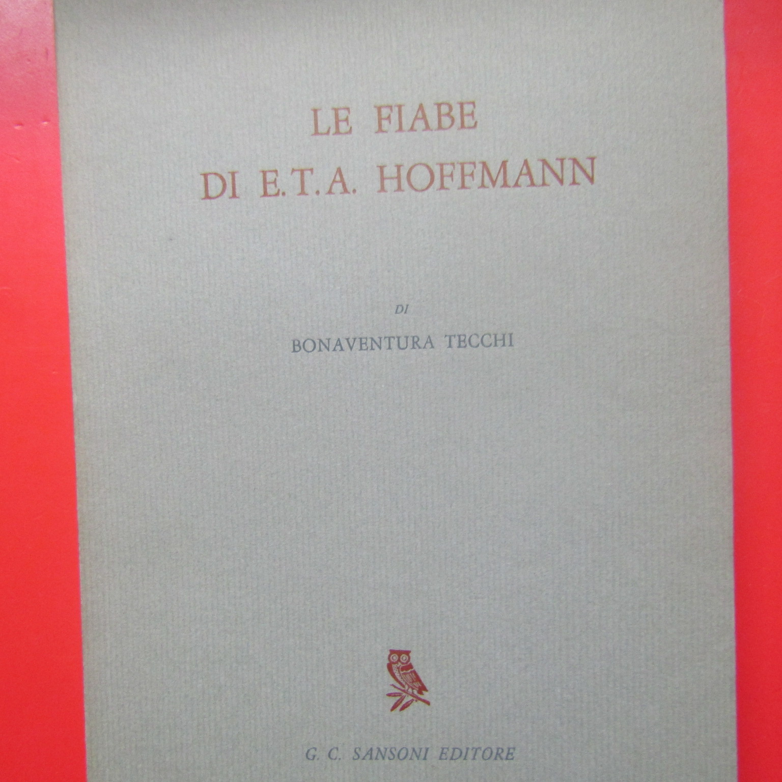 Le fiabe di E.T. A Hoffmann
