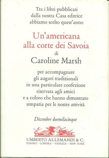 Un' Americana alla corte dei Savoia