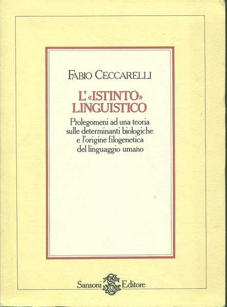 L'Istinto Linguistico.