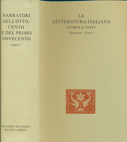 Narratori dell'Ottocento e del primo Novecento. Vol. 64 Tomo V