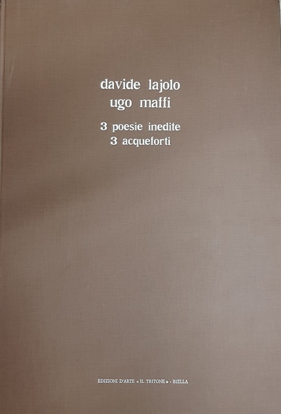 Tre poesie inedite Tre acqueforti
