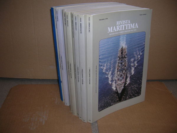 RIVISTA MARITTIMA - ANNATA COMPLETA 1994 - 11 FASCICOLI