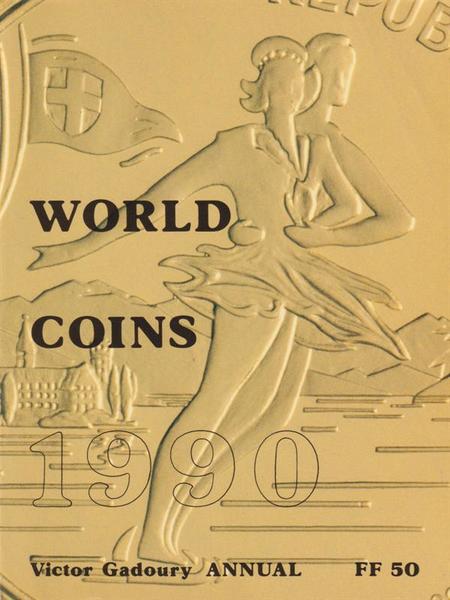 WORLD COINS - VICTOR GADOURY ANNUAL 1990