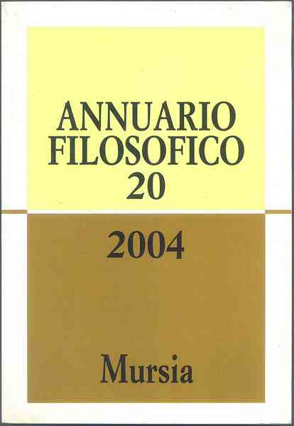 Annuario filosofico 20 ? Anno 2004