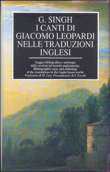 I Canti di Giacomo Leopardi nelle traduzioni inglesi. Saggio bibliografico …