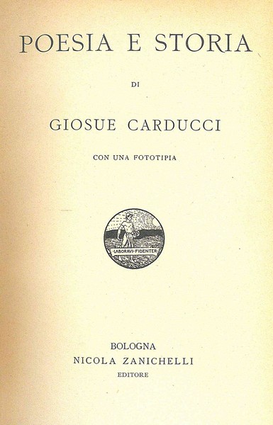 Poesia e Storia di Giosue Carducci