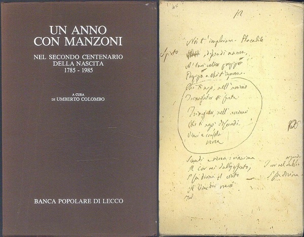 Un anno con Manzoni