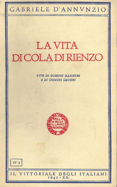 La Vita di Cola di Rienzo