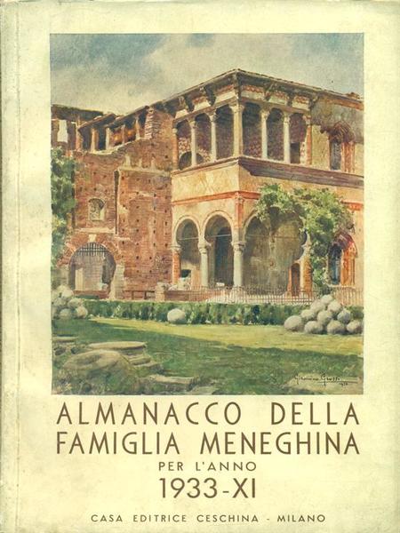 Almanacco Della Famiglia Meneghina 1933 - XI